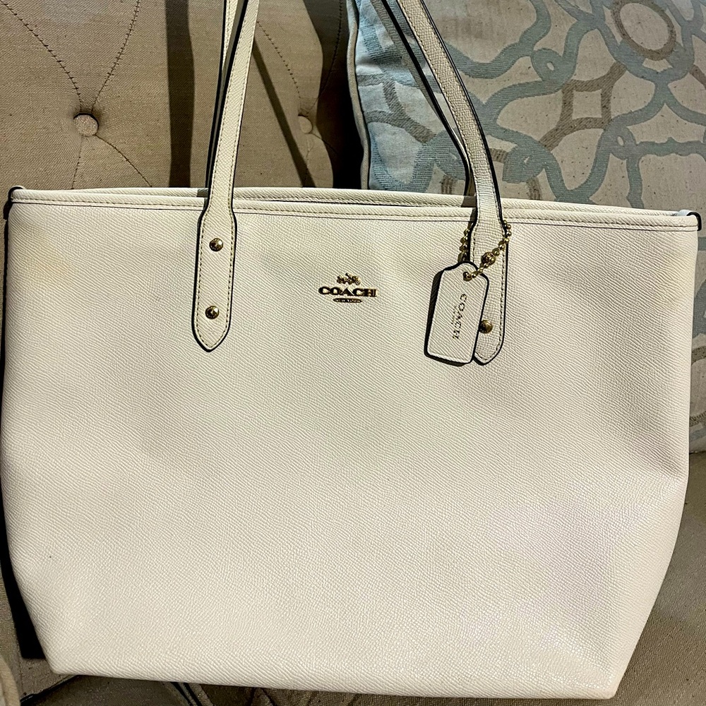 White Coach Bag